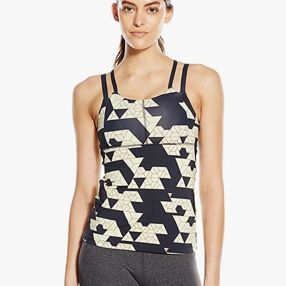 Oiselle Women's Verrazano Shimmel Womens Size 2 Molecular Midnight Tank NWT - Picture 1 of 5